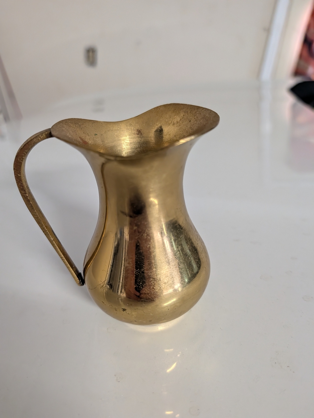 Brass Decorative Pitcher - Gold Accent Home Accent